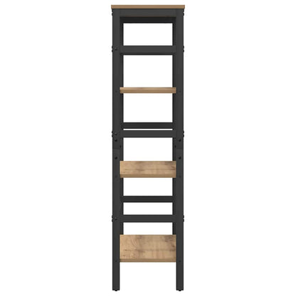 vidaXL Bücherregal Artisan-Eiche 60 x 29,5 x 115 cm Holzwerkstoff