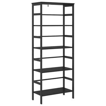 vidaXL Bücherregal Schwarz Eichen-Optik 60 x 29,5 x 149 cm