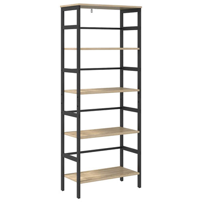 vidaXL Bücherregal Sonoma-Eiche 60 x 29,5 x 149 cm Holzwerkstoff
