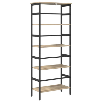 vidaXL Bücherregal Sonoma-Eiche 60 x 29,5 x 149 cm Holzwerkstoff