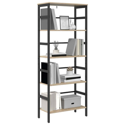 vidaXL Bücherregal Sonoma-Eiche 60 x 29,5 x 149 cm Holzwerkstoff