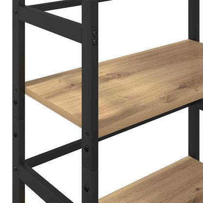 vidaXL Bücherregal Artisan-Eiche 60 x 29,5 x 149 cm Holzwerkstoff