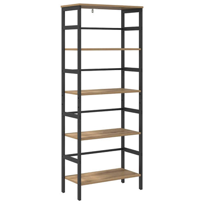 vidaXL Bücherregal Artisan-Eiche 60 x 29,5 x 149 cm Holzwerkstoff