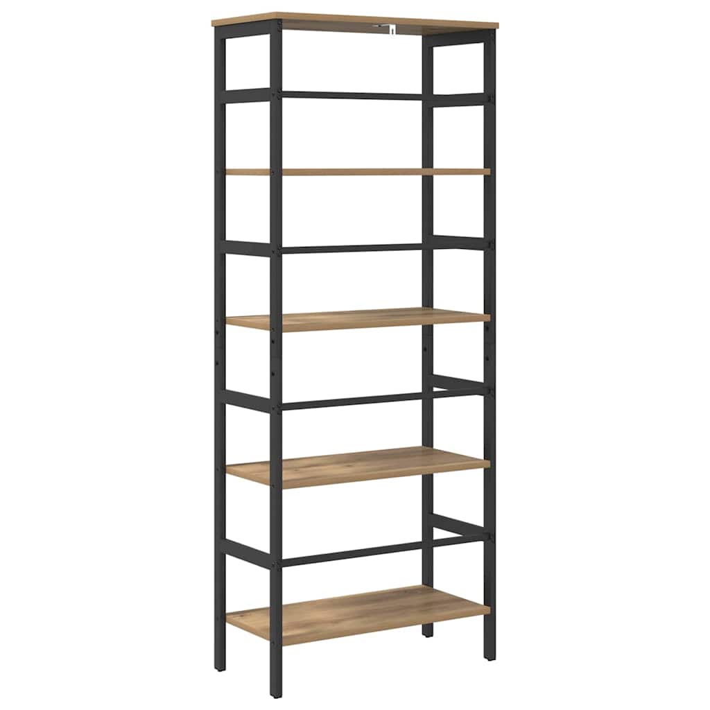 vidaXL Bücherregal Artisan-Eiche 60 x 29,5 x 149 cm Holzwerkstoff