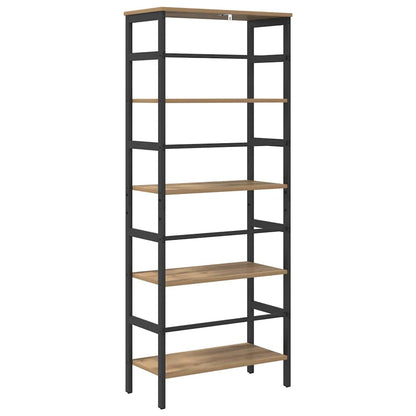 vidaXL Bücherregal Artisan-Eiche 60 x 29,5 x 149 cm Holzwerkstoff