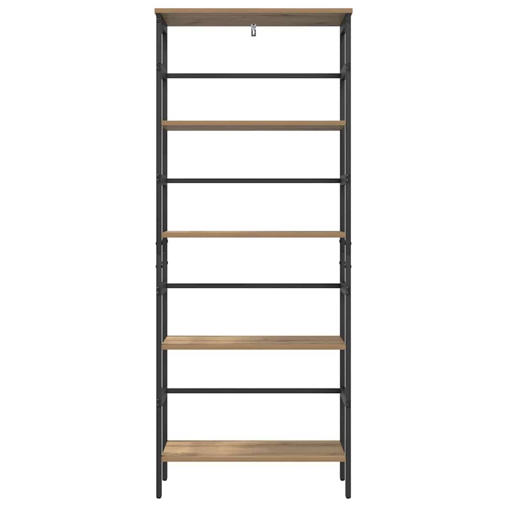 vidaXL Bücherregal Artisan-Eiche 60 x 29,5 x 149 cm Holzwerkstoff
