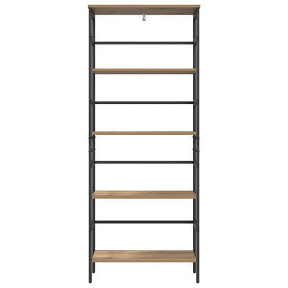 vidaXL Bücherregal Artisan-Eiche 60 x 29,5 x 149 cm Holzwerkstoff
