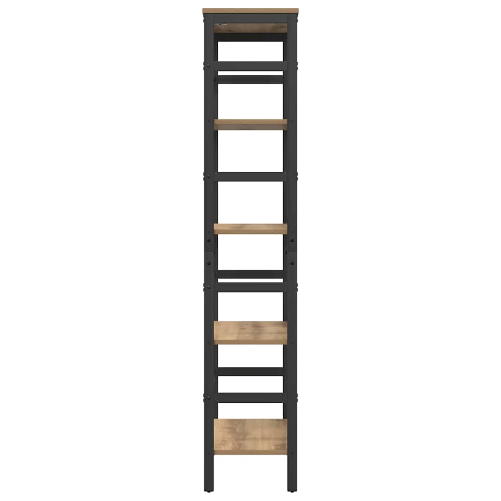 vidaXL Bücherregal Artisan-Eiche 60 x 29,5 x 149 cm Holzwerkstoff