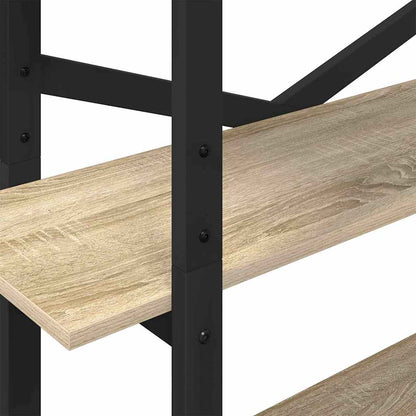 vidaXL Bücherregal Sonoma-Eiche 100 x 33,5 x 178 cm Holzwerkstoff