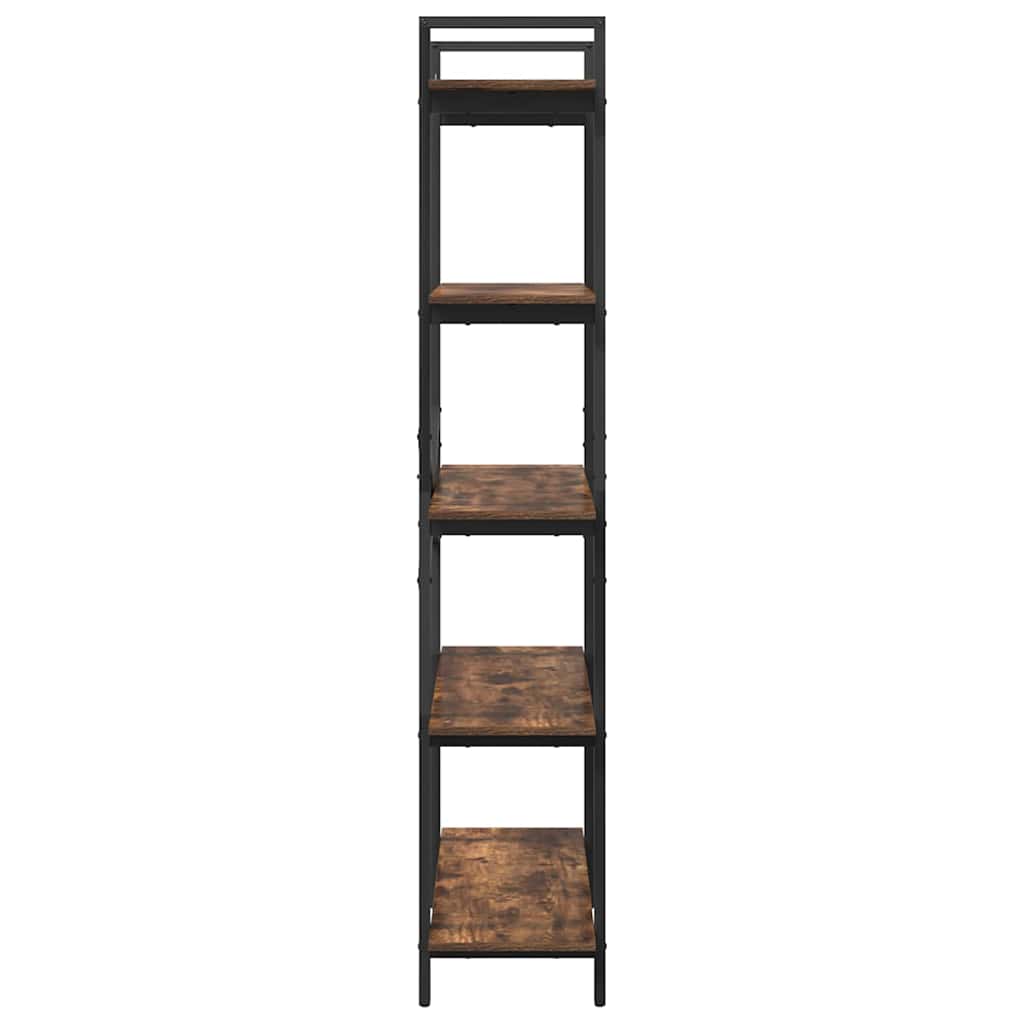 vidaXL Bücherregal Geräucherte Eiche 100 x 33,5 x 178 cm Holzwerkstoff