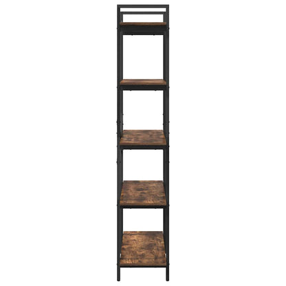 vidaXL Bücherregal Geräucherte Eiche 100 x 33,5 x 178 cm Holzwerkstoff