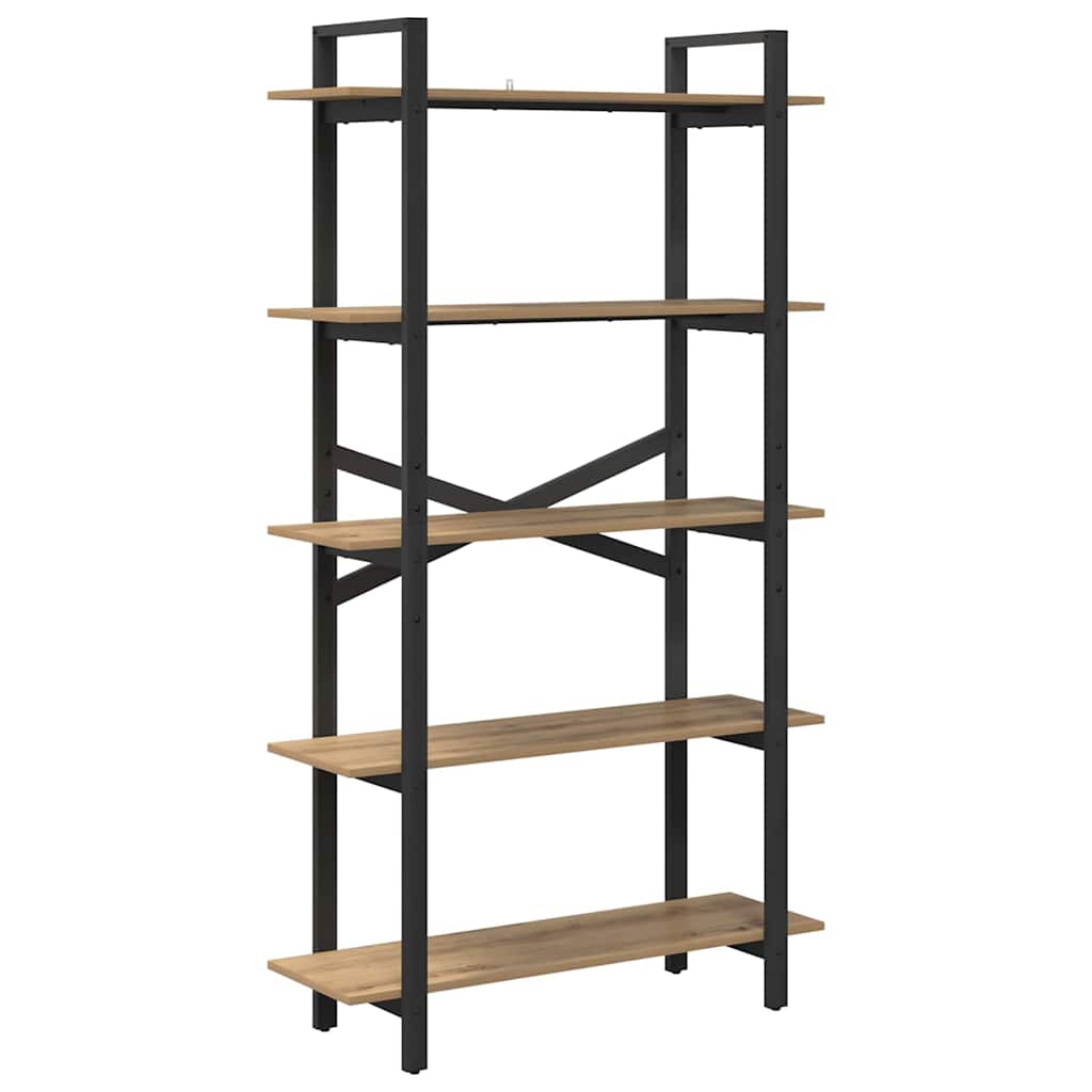 vidaXL Bücherregal Artisan-Eiche 100 x 33,5 x 178 cm Holzwerkstoff