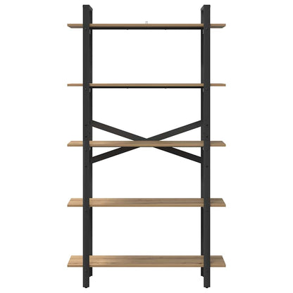 vidaXL Bücherregal Artisan-Eiche 100 x 33,5 x 178 cm Holzwerkstoff