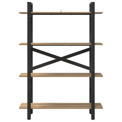 vidaXL Bücherregal Artisan-Eiche 100 x 33,5 x 140 cm Holzwerkstoff