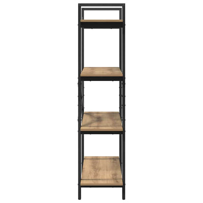 vidaXL Bücherregal Artisan-Eiche 100 x 33,5 x 140 cm Holzwerkstoff