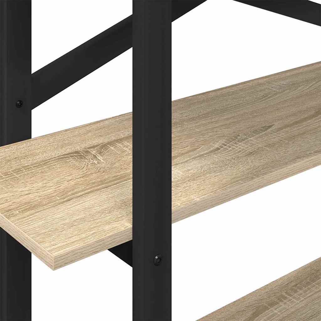 vidaXL Bücherregal Sonoma-Eiche 100 x 33,5 x 102 cm Holzwerkstoff