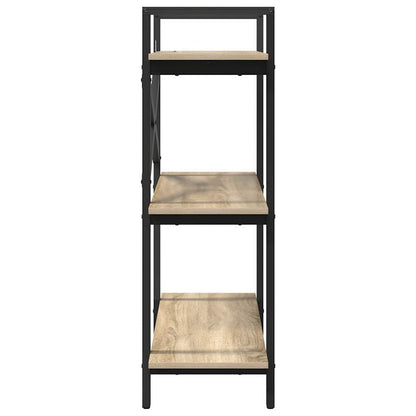 vidaXL Bücherregal Sonoma-Eiche 100 x 33,5 x 102 cm Holzwerkstoff