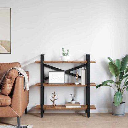 vidaXL Bücherregal Altholz 100 x 33,5 x 102 cm Holzwerkstoff