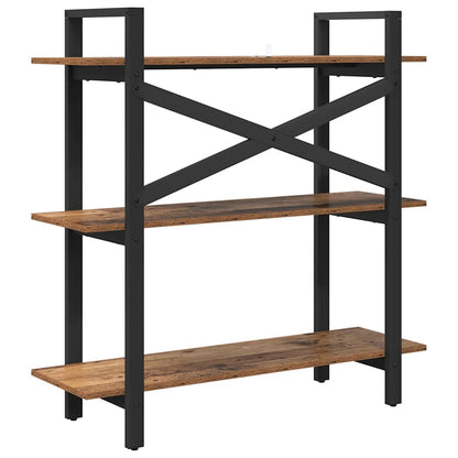 vidaXL Bücherregal Altholz 100 x 33,5 x 102 cm Holzwerkstoff
