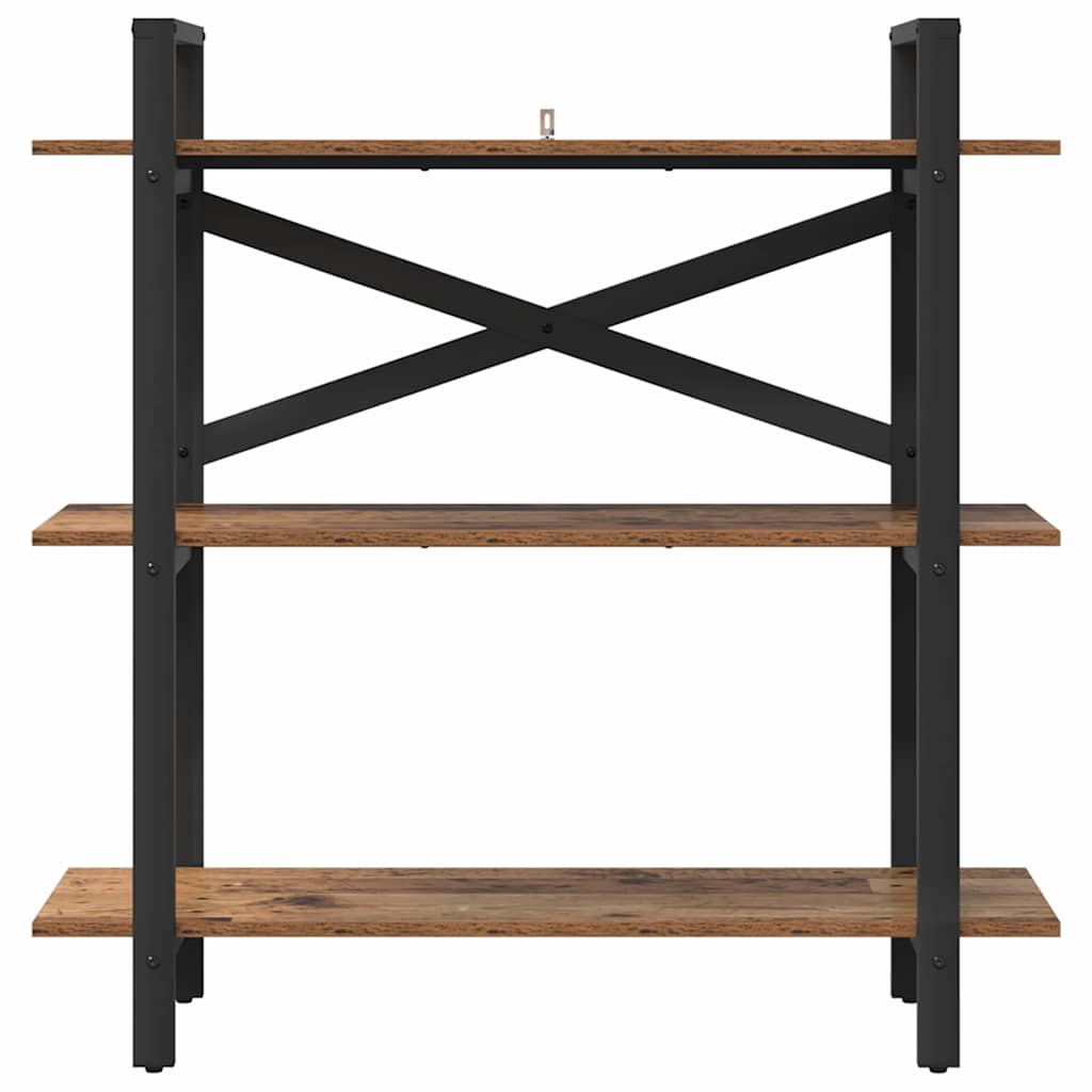 vidaXL Bücherregal Altholz 100 x 33,5 x 102 cm Holzwerkstoff