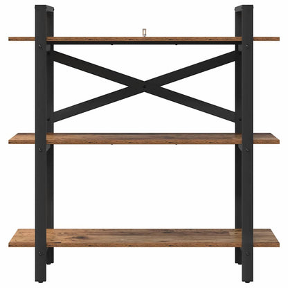 vidaXL Bücherregal Altholz 100 x 33,5 x 102 cm Holzwerkstoff