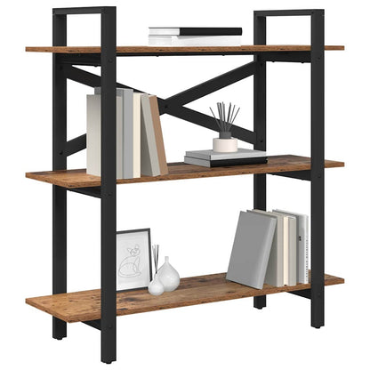 vidaXL Bücherregal Altholz 100 x 33,5 x 102 cm Holzwerkstoff