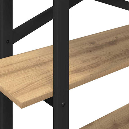 vidaXL Bücherregal Artisan-Eiche 100 x 33,5 x 102 cm Holzwerkstoff