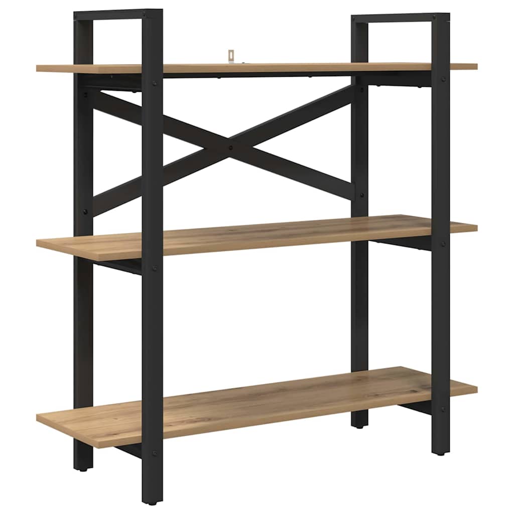 vidaXL Bücherregal Artisan-Eiche 100 x 33,5 x 102 cm Holzwerkstoff
