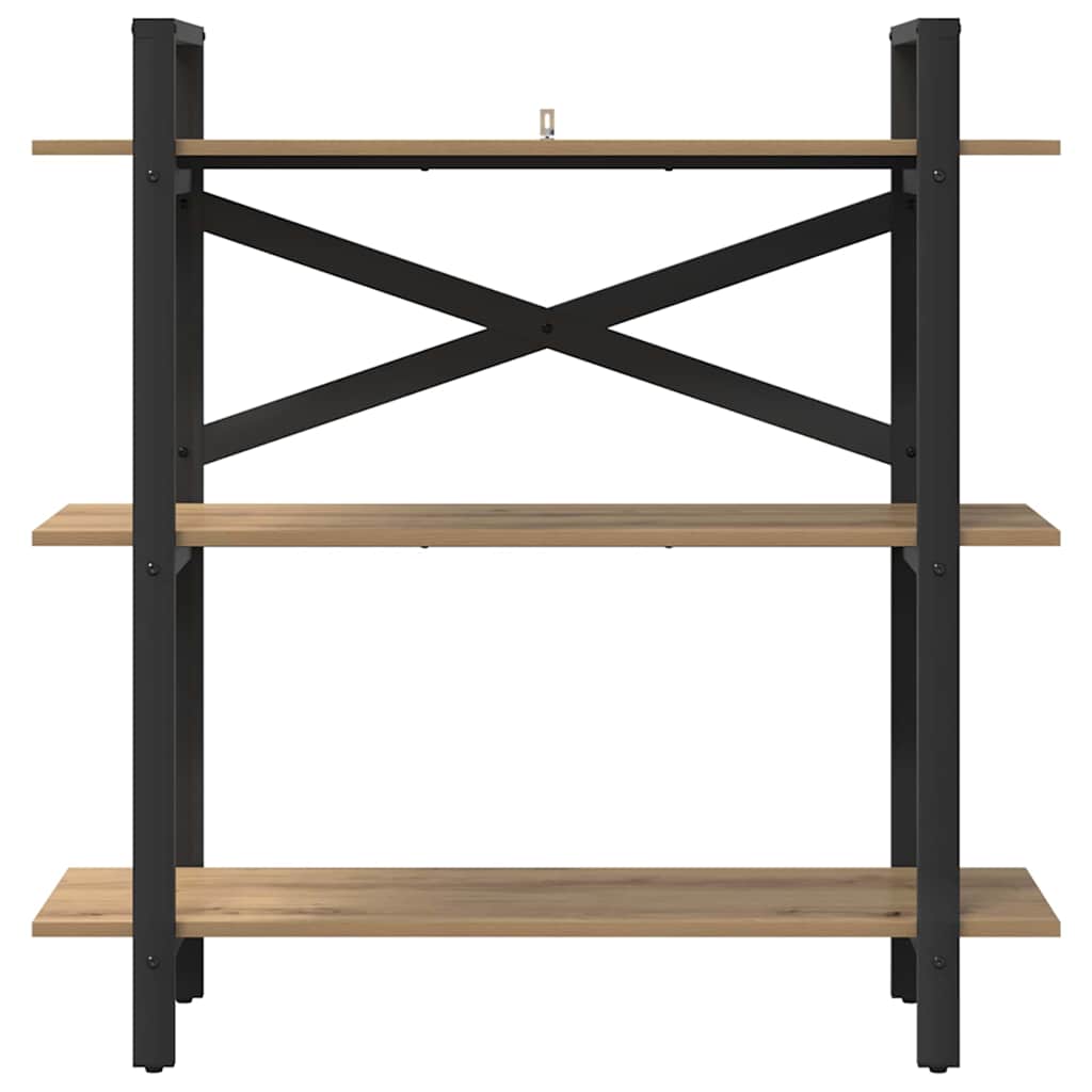 vidaXL Bücherregal Artisan-Eiche 100 x 33,5 x 102 cm Holzwerkstoff
