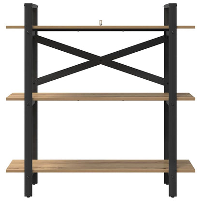 vidaXL Bücherregal Artisan-Eiche 100 x 33,5 x 102 cm Holzwerkstoff
