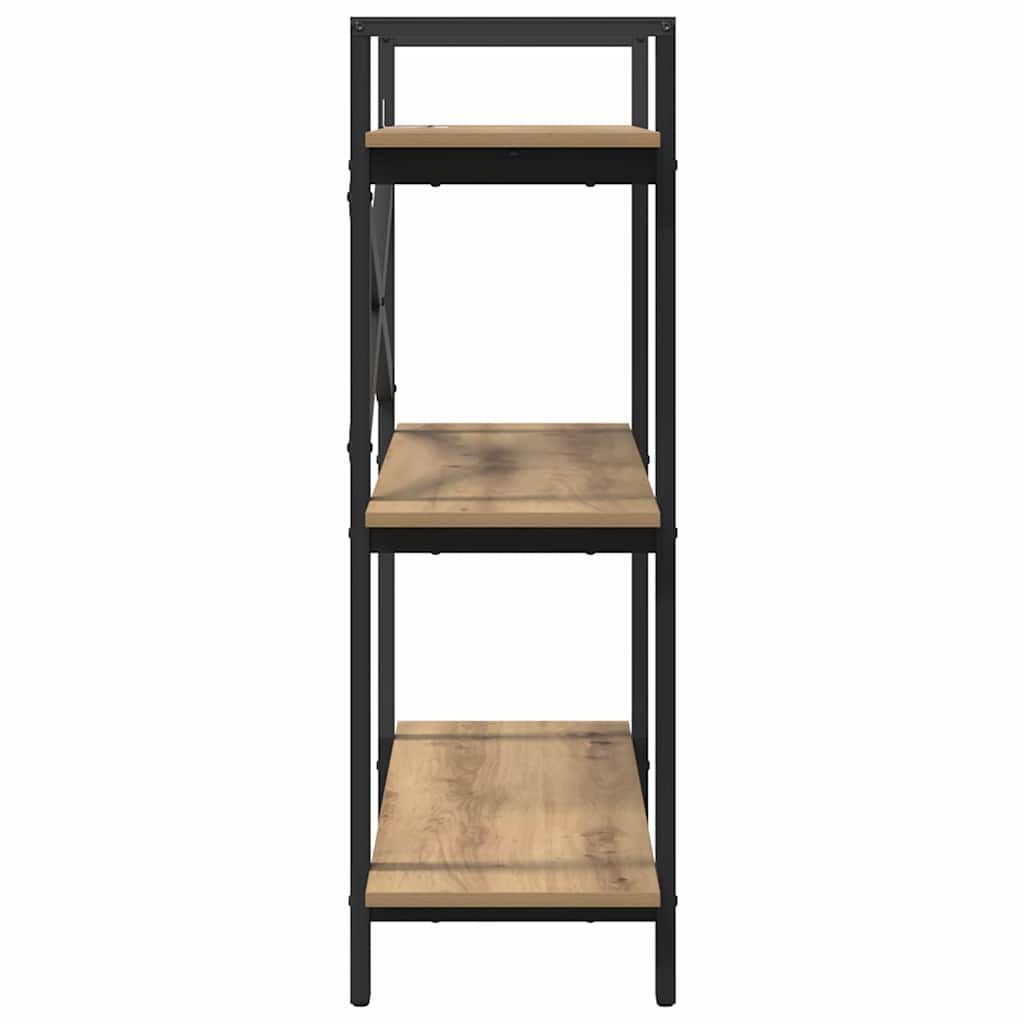 vidaXL Bücherregal Artisan-Eiche 100 x 33,5 x 102 cm Holzwerkstoff