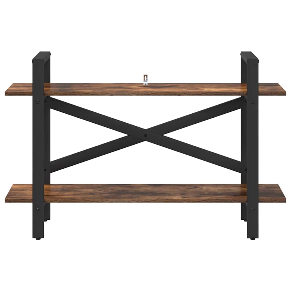 Bücherregal Geräucherte Eiche 100 x 33,5 x 64 cm Holzwerkstoff