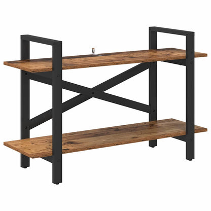 vidaXL Bücherregal Altholz 100 x 33,5 x 64 cm Holzwerkstoff