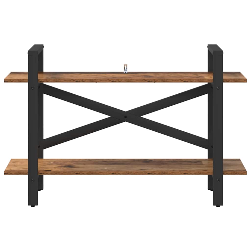 vidaXL Bücherregal Altholz 100 x 33,5 x 64 cm Holzwerkstoff