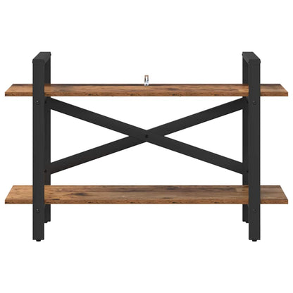 vidaXL Bücherregal Altholz 100 x 33,5 x 64 cm Holzwerkstoff