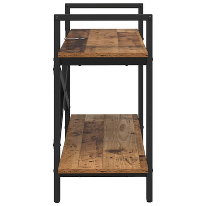 vidaXL Bücherregal Altholz 100 x 33,5 x 64 cm Holzwerkstoff