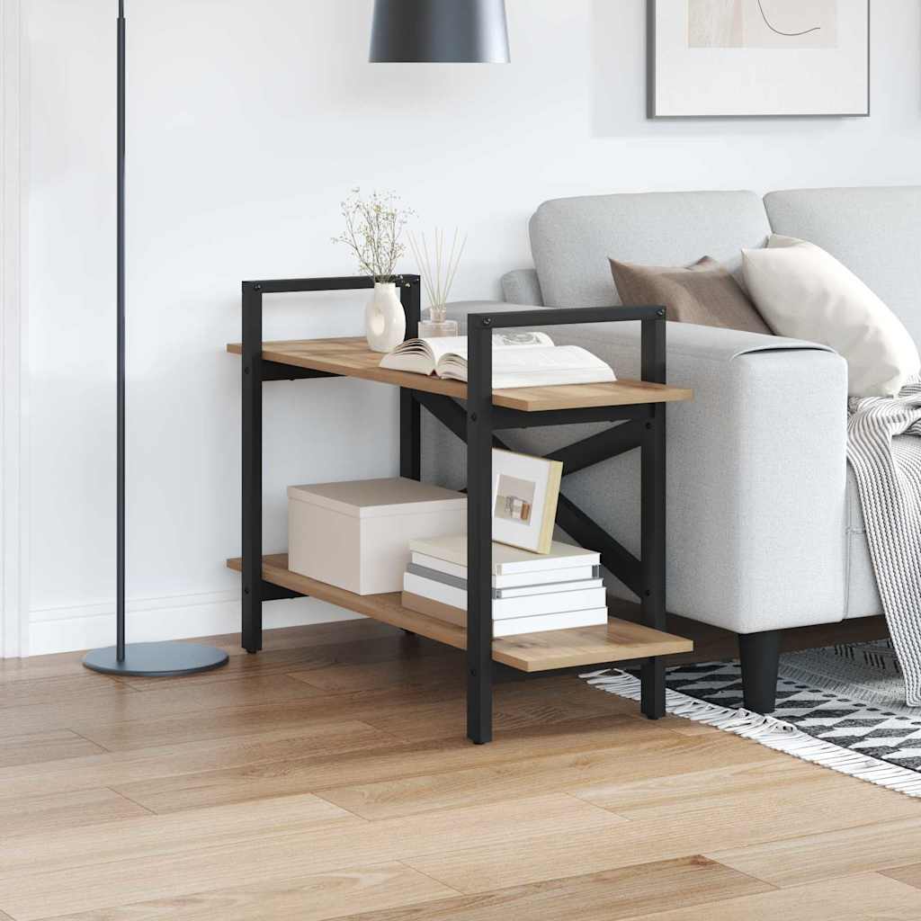 vidaXL Bücherregal Artisan-Eiche 100 x 33,5 x 64 cm Holzwerkstoff