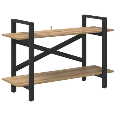 vidaXL Bücherregal Artisan-Eiche 100 x 33,5 x 64 cm Holzwerkstoff
