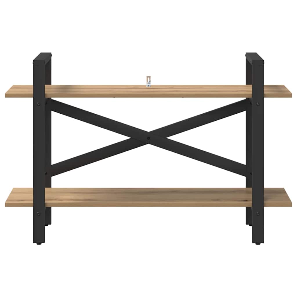 vidaXL Bücherregal Artisan-Eiche 100 x 33,5 x 64 cm Holzwerkstoff