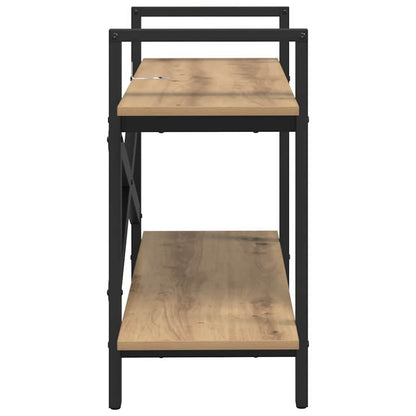 vidaXL Bücherregal Artisan-Eiche 100 x 33,5 x 64 cm Holzwerkstoff