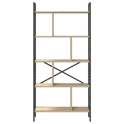 Bücherregal Sonoma-Eiche 75 x 30 x 156 cm Holzwerkstoff