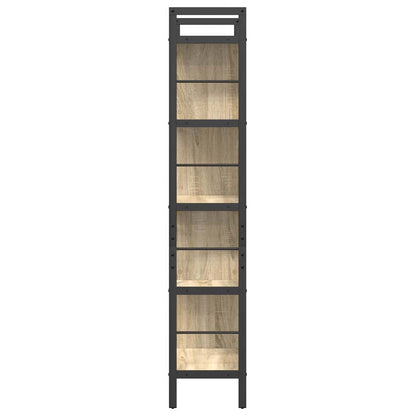 Bücherregal Sonoma-Eiche 75 x 30 x 156 cm Holzwerkstoff