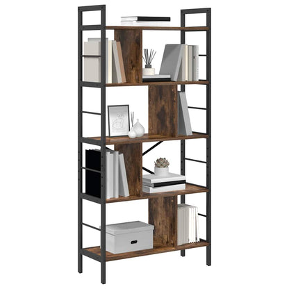 vidaXL Bücherregal Geräucherte Eiche 75 x 30 x 156 cm Holzwerkstoff