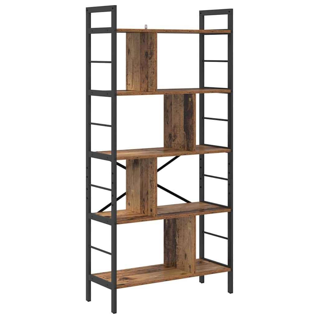 Bücherregal Altholz 75 x 30 x 156 cm Holzwerkstoff