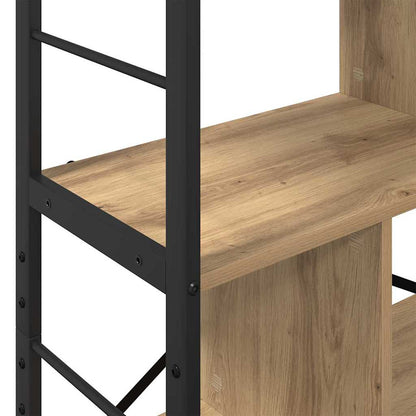 vidaXL Bücherregal Artisan-Eiche 75 x 30 x 156 cm Holzwerkstoff