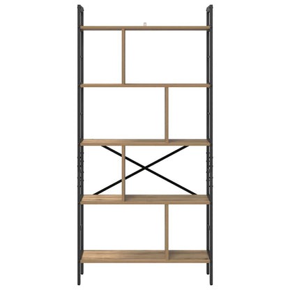 vidaXL Bücherregal Artisan-Eiche 75 x 30 x 156 cm Holzwerkstoff