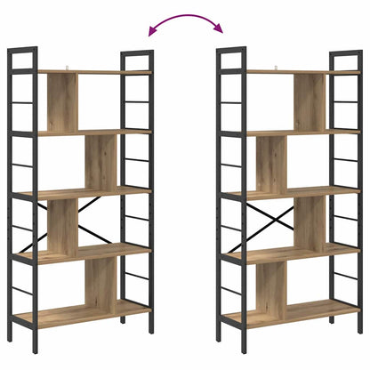vidaXL Bücherregal Artisan-Eiche 75 x 30 x 156 cm Holzwerkstoff