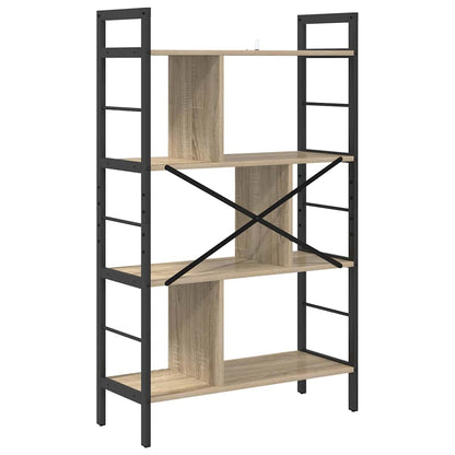 vidaXL Bücherregal Sonoma-Eiche 75 x 30 x 123,5 cm Holzwerkstoff