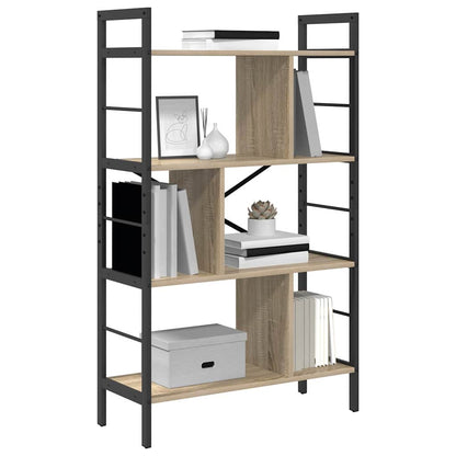vidaXL Bücherregal Sonoma-Eiche 75 x 30 x 123,5 cm Holzwerkstoff