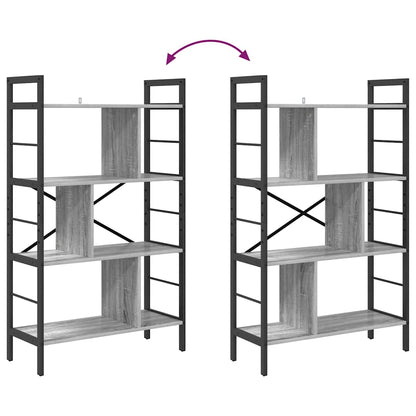 Bücherregal Graues Sonoma 75 x 30 x 123,5 cm Holzwerkstoff
